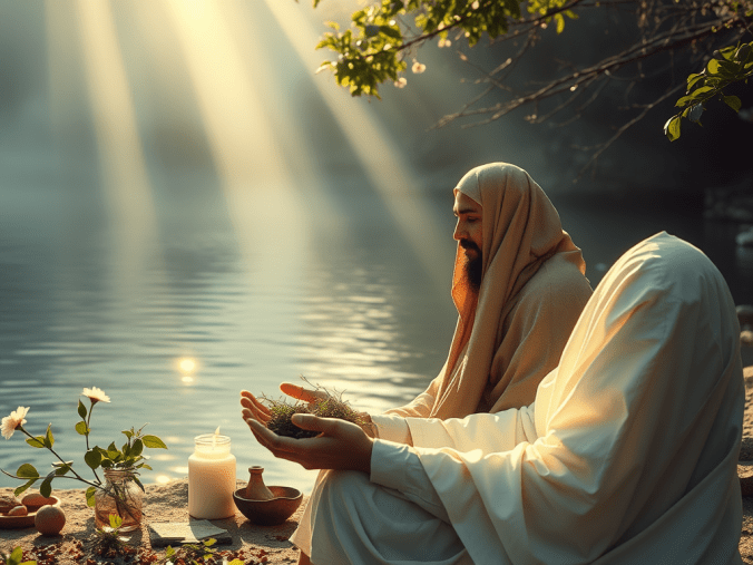 Rituel de retour affectif illustrant une démarche spirituelle de réconciliation, de renouveau amoureux et d'harmonie sentimentale.